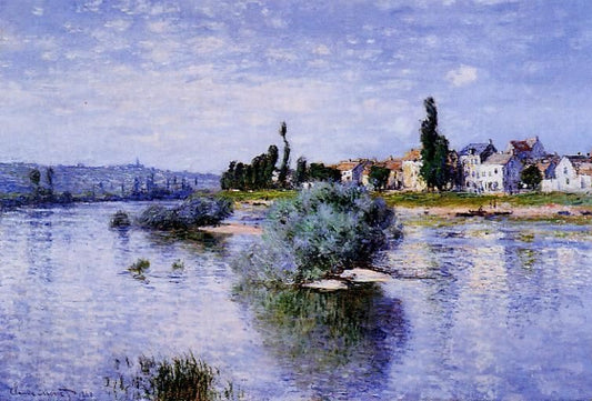The Seine At Lavacourt by Claude Oscar Monet
