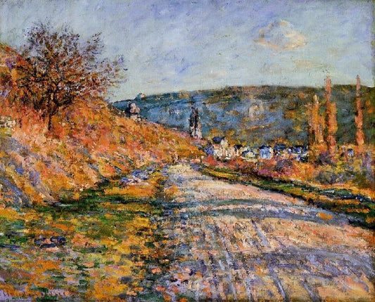 The Road To Vetheuil by Claude Oscar Monet