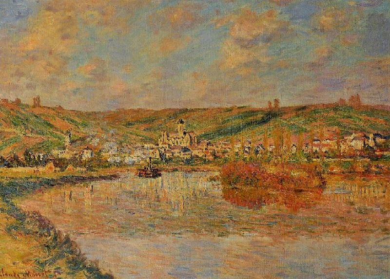 Late Afternoon In Vetheuil by Claude Oscar Monet