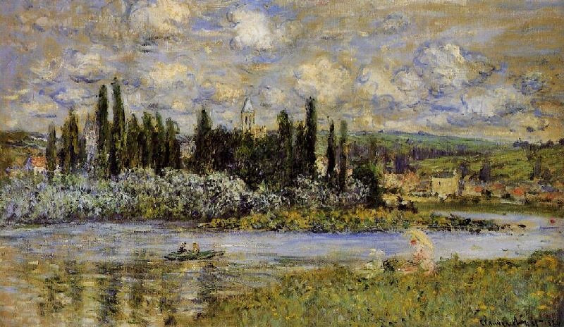 View Of Vetheuil by Claude Oscar Monet