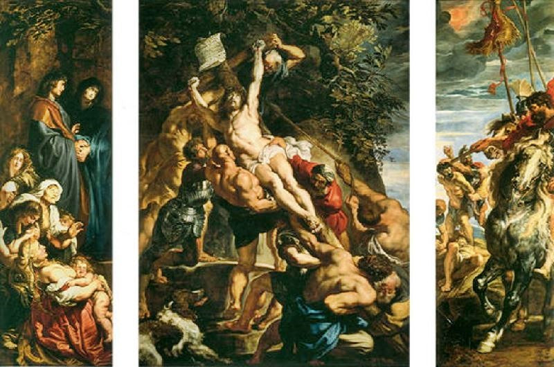 Raising Of The Cross by Peter Paul Rubens