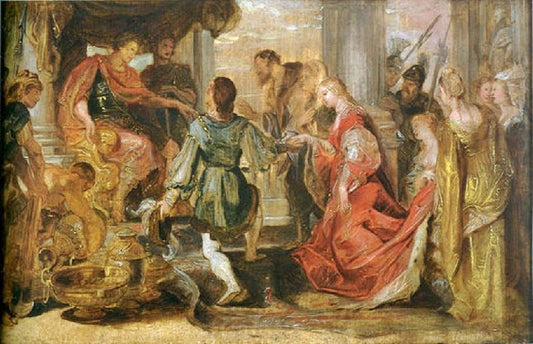 Generosity Of Scipio by Peter Paul Rubens