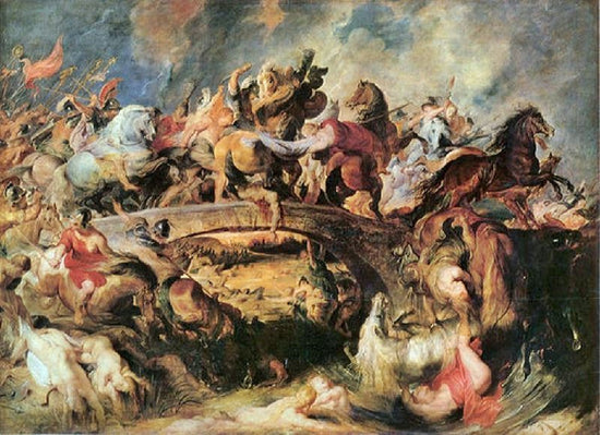 Battle Of The Amazons by Peter Paul Rubens