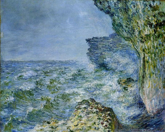 The Sea At Fecamp by Claude Oscar Monet