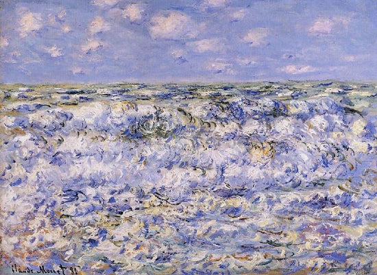 Waves Breaking by Claude Oscar Monet