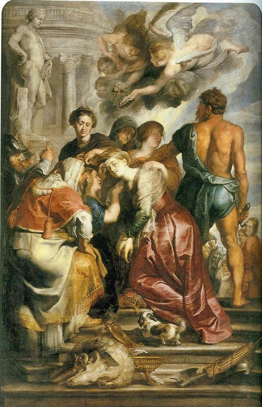 Martyrdom Of St Catherine by Peter Paul Rubens