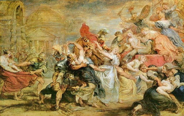 Rape Of Sabine Woman by Peter Paul Rubens