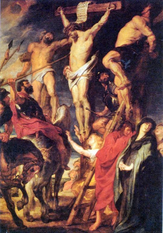 Strike With A Lance by Peter Paul Rubens