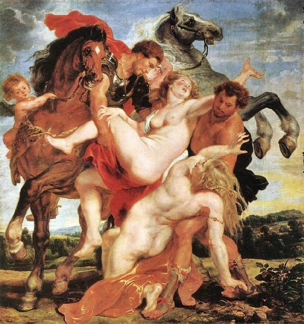 Rape Of The Daughters Of Leucippus by Peter Paul Rubens