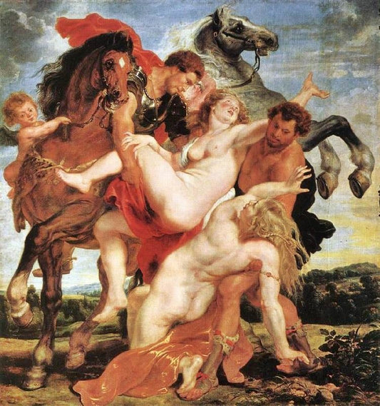 Rape Of The Daughters Of Leucippus by Peter Paul Rubens