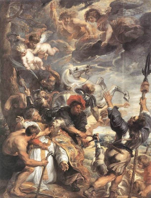 The Martyrdom Of St Livinus by Peter Paul Rubens