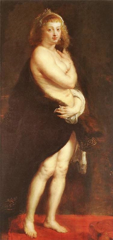 Venus In Fur-Coat by Peter Paul Rubens