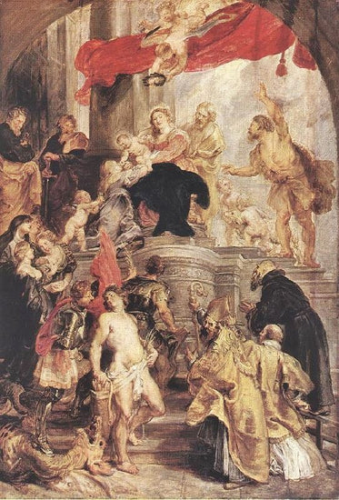 Bethrotal Of St Catherine, Sketch by Peter Paul Rubens