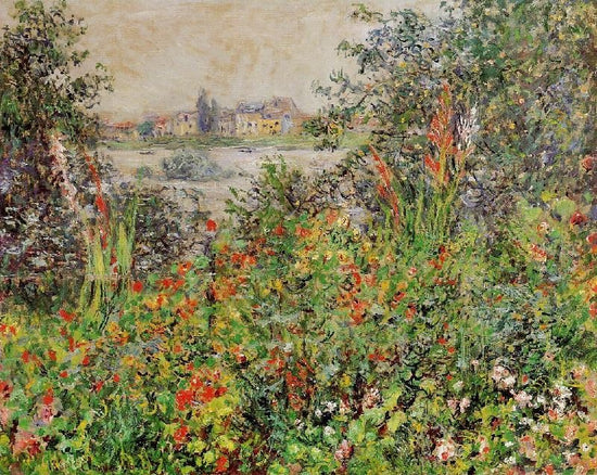 Flowers At Vetheuil by Claude Oscar Monet