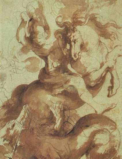 St. George Slaying The Dragon by Peter Paul Rubens
