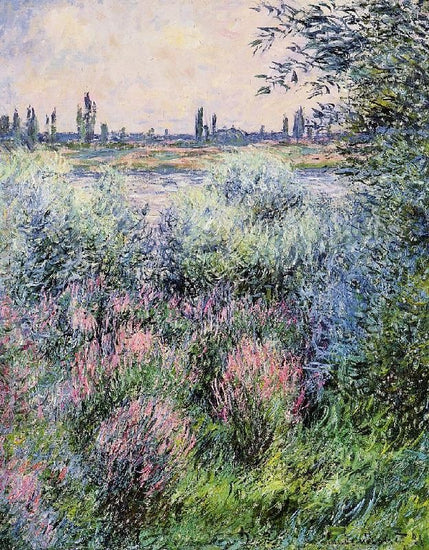 A Spot On The Banks Of The Seine by Claude Oscar Monet