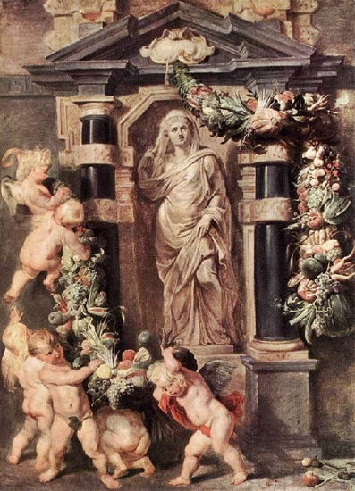 The Statue Of Ceres by Peter Paul Rubens