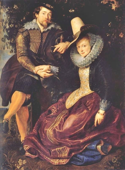 Self-Portrait With Isabella Brant by Peter Paul Rubens