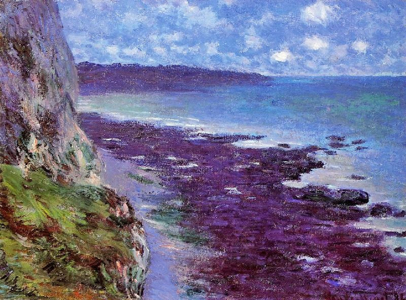 Cliff Near Dieppe by Claude Oscar Monet