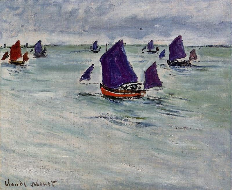 FISHING BOATS OFF POURVILLE