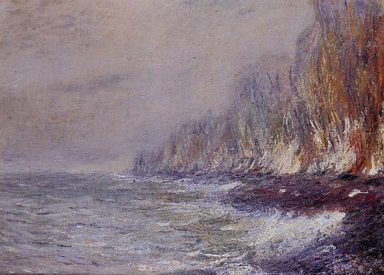 The Effect Of Fog Near Dieppe by Claude Oscar Monet