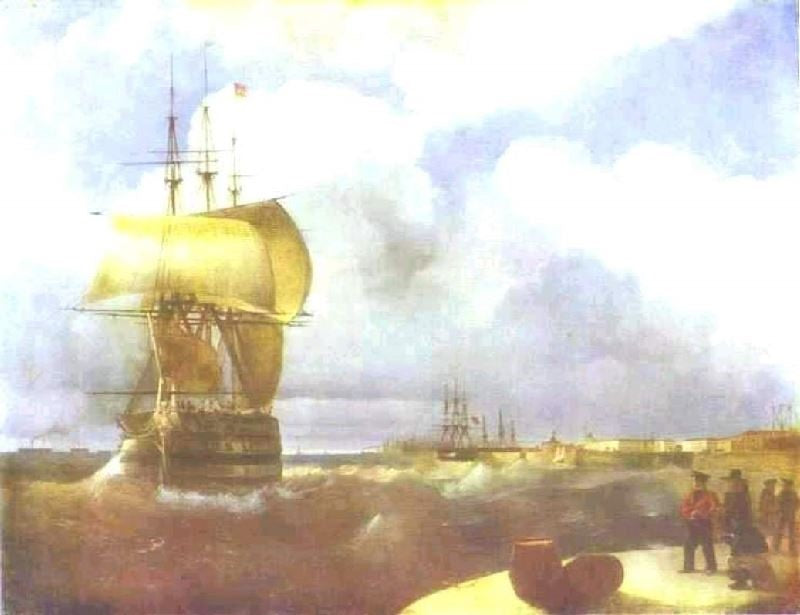 THE GREAT ROADS AT KRONSTADT.