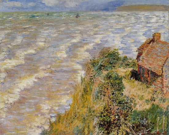 Rising Tide At Pourville by Claude Oscar Monet