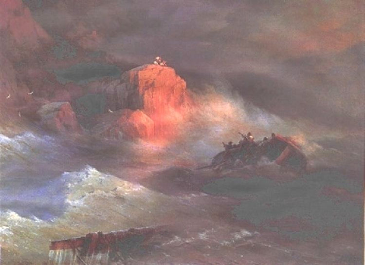 Crash by Ivan Constantinovich Aivazovsk