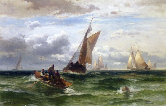 Sailing by Edward Moran