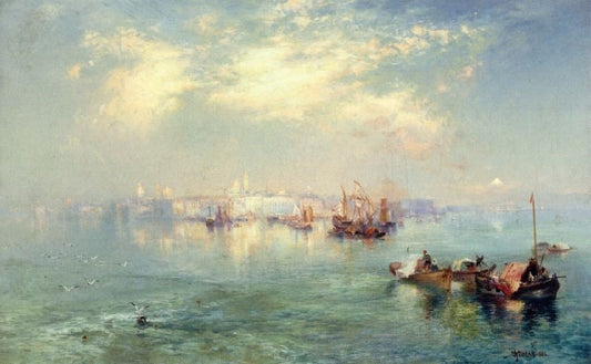 Vera Cruz Harbor, Mexico by Thomas Moran