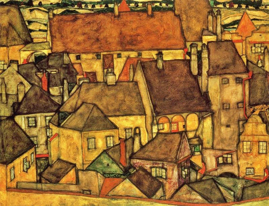 Yellow City by Egon Schiele