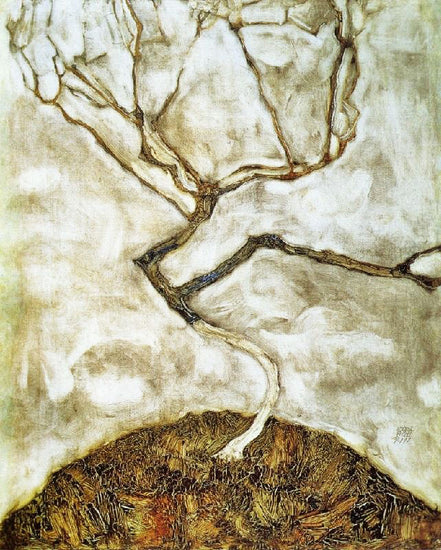 A Tree In Late Autumn by Egon Schiele