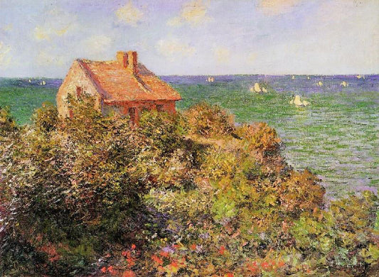 Fisherman’S Cottage At Varengeville by Claude Oscar Monet