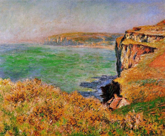 The Cliff At Varengeville by Claude Oscar Monet