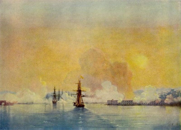 Entrance In The Bay Of Sevastopol by Ivan Constantinovich Aivazovsk