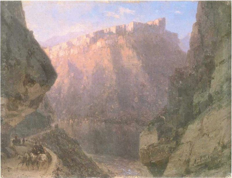 The Daryal Canyon by Ivan Constantinovich Aivazovsk