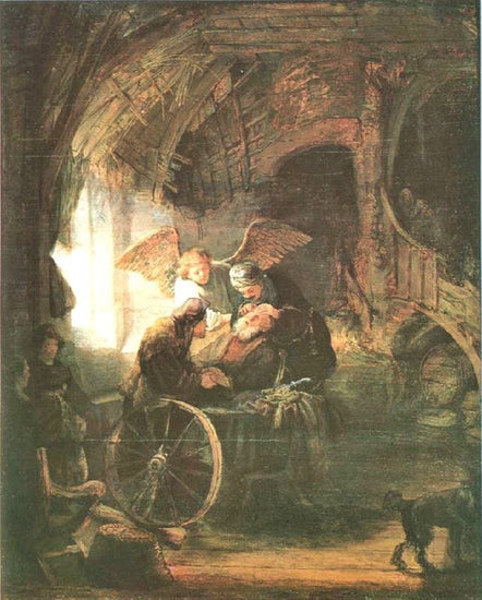 Tobias Cured With His Son by Rembrandt van Rijn