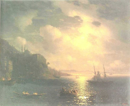 The Bay Golden Horn In Istanbul by Ivan Constantinovich Aivazovsk