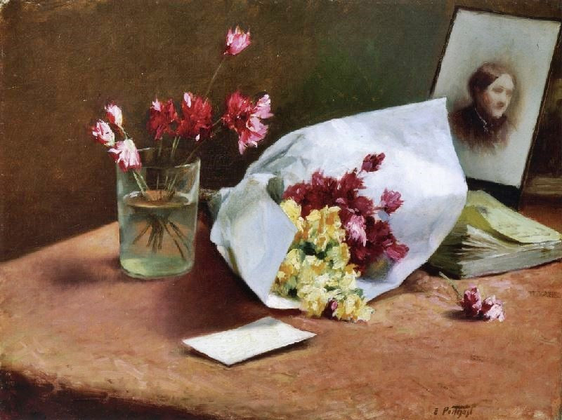 Table Top Still Life by Edward Potthast