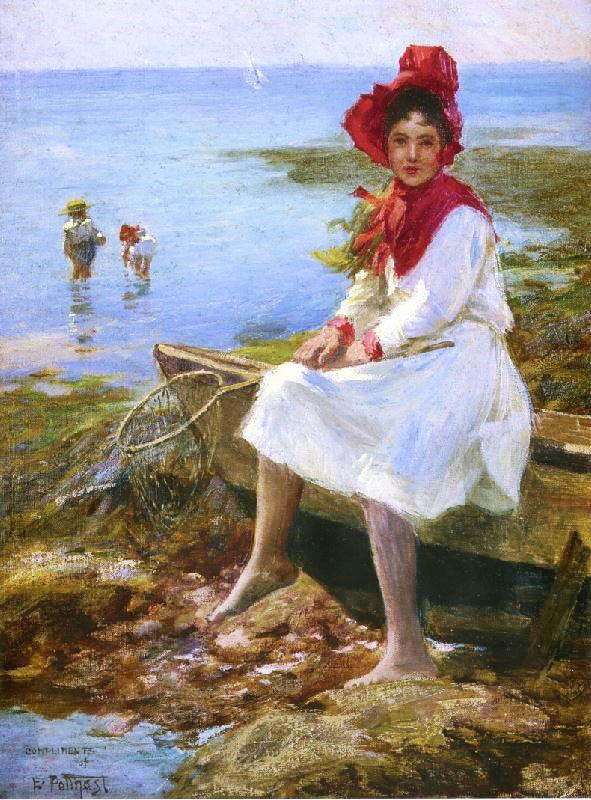 GIRL IN A RED BONNET