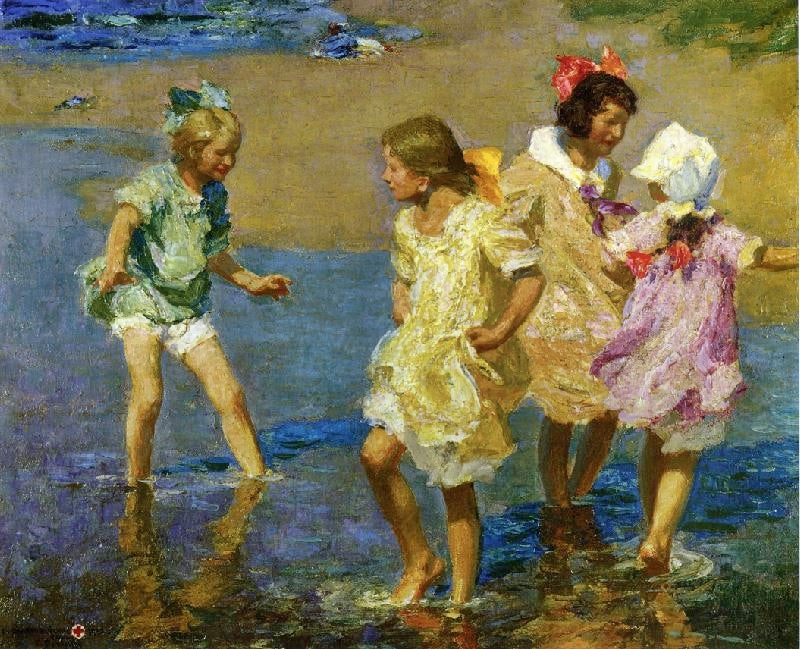 Water Lillies by Edward Potthast