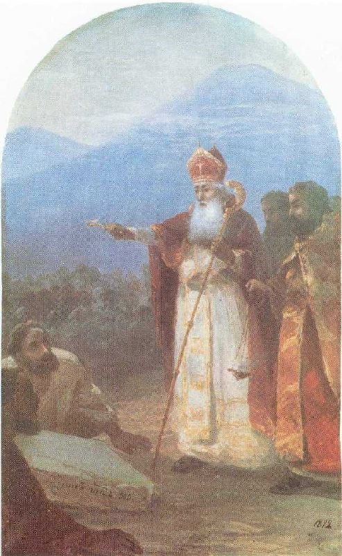The Baptism Of Armenians by Ivan Constantinovich Aivazovsk