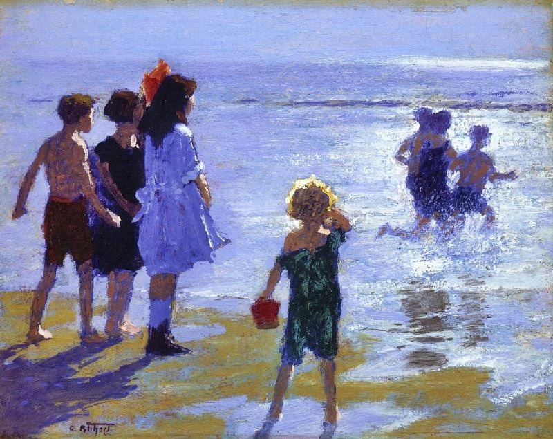 At Low Tide by Edward Potthast