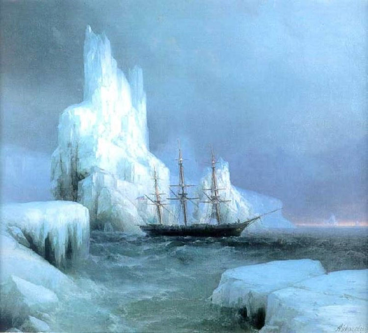 Icebergs by Ivan Constantinovich Aivazovsk