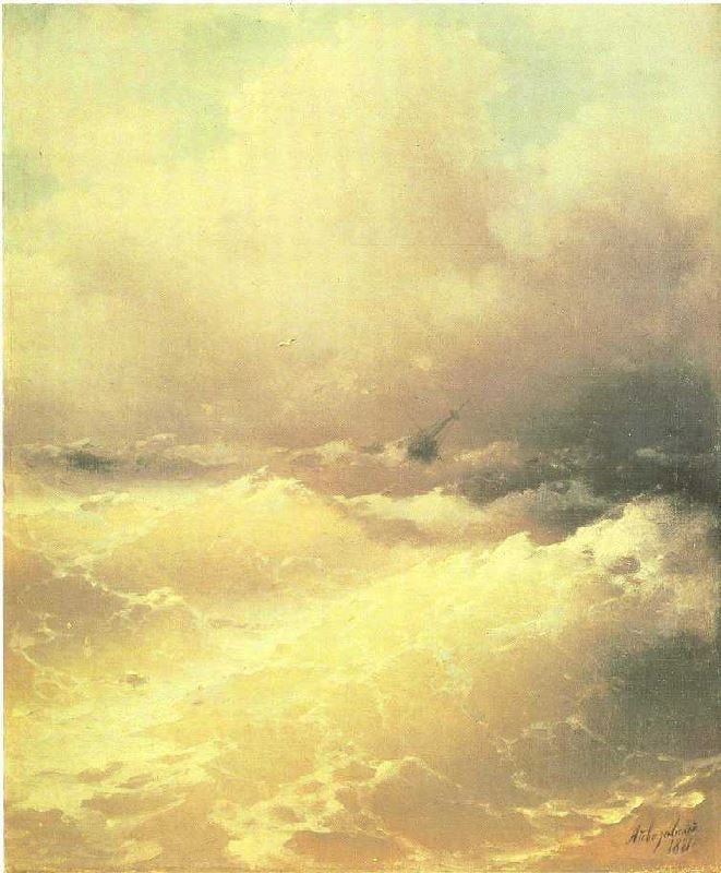 Sea by Ivan Constantinovich Aivazovsk