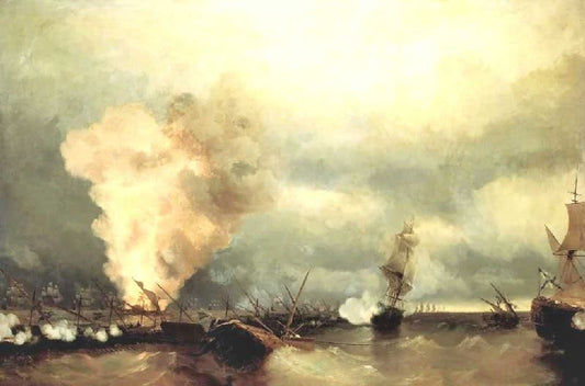 Sea Buttle Near Vyborg by Ivan Constantinovich Aivazovsk