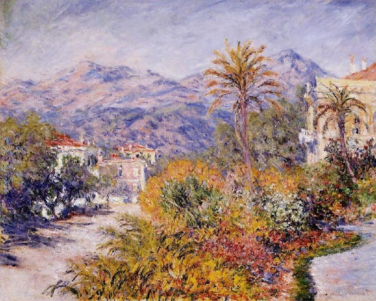 Strada Romada In Bordighera by Claude Oscar Monet