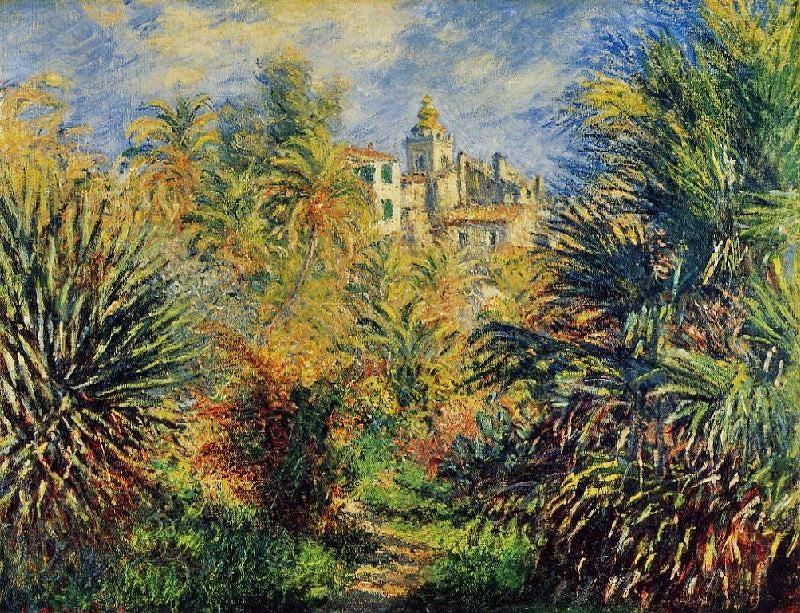 The Moreno Garden At Bordighera by Claude Oscar Monet