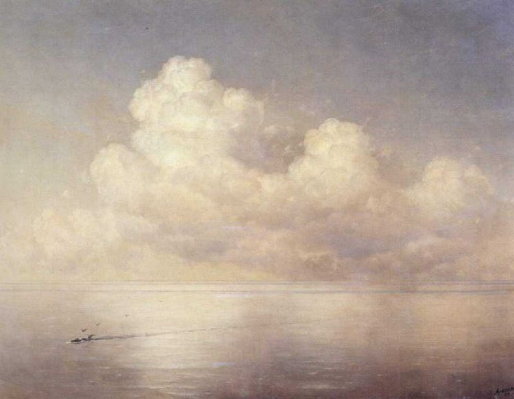Clouds Above A Calm Sea by Ivan Constantinovich Aivazovsk
