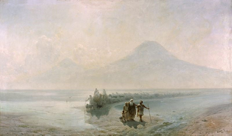Dejection Of Noah From Mountain Ararat by Ivan Constantinovich Aivazovsk